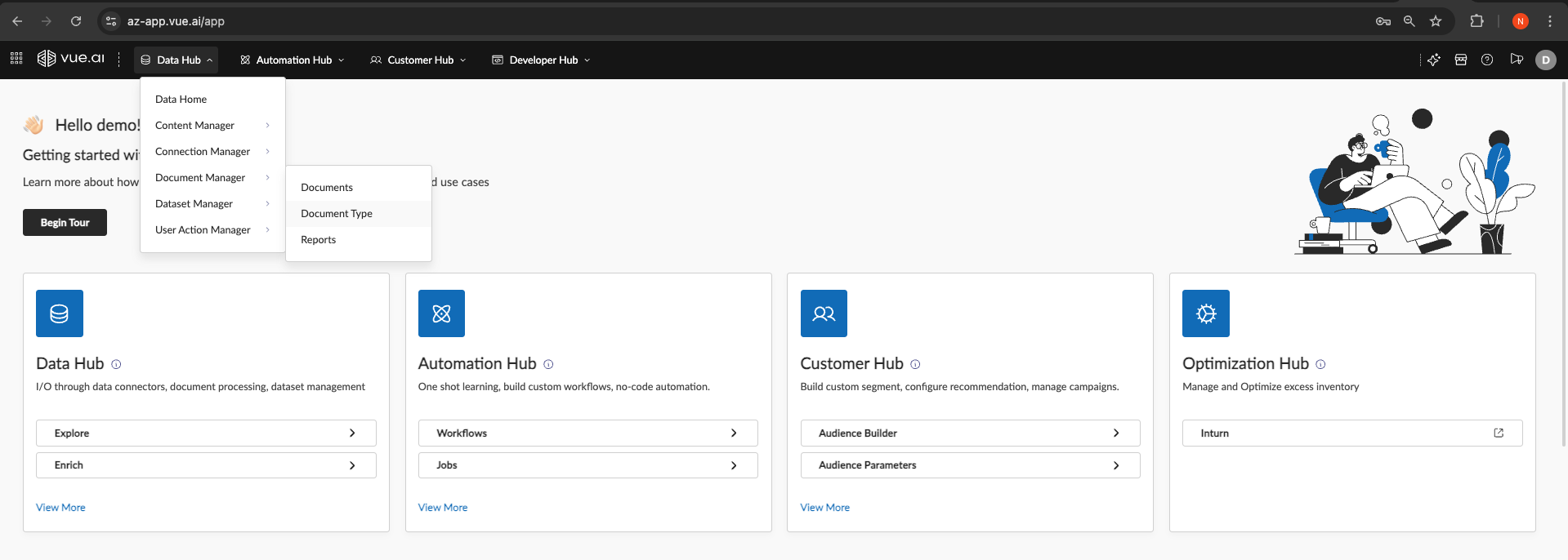 Navigating to the Document Type section.